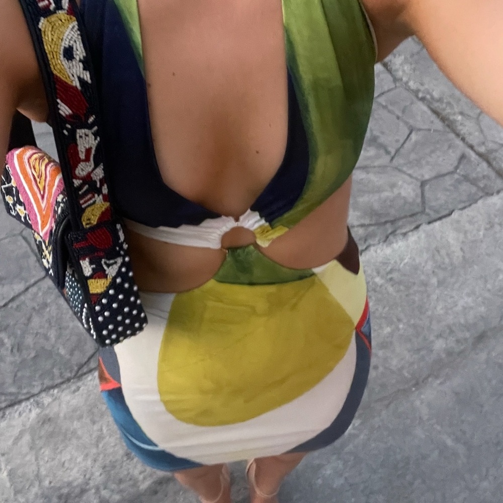 Farai London Multicolor Mini Dress